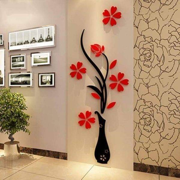 3D acrylic mirror 1.6 mm wall stickers