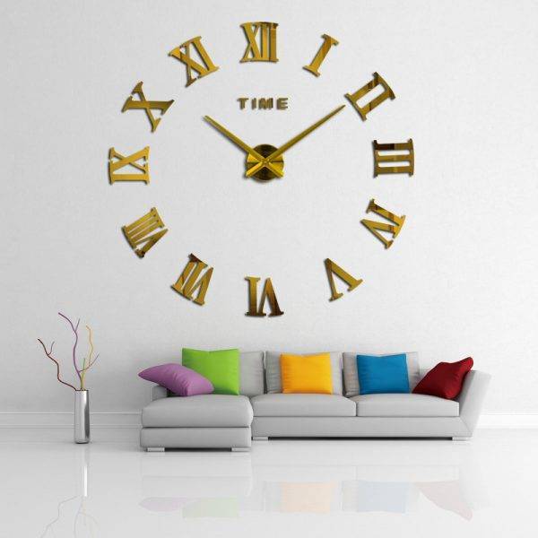 3D Wall Clock Acrylic Mirror with a design can be a stylish and modern addition to your home decor. The features of modern and contemporary designs, add a touch of sophistication to your space.
