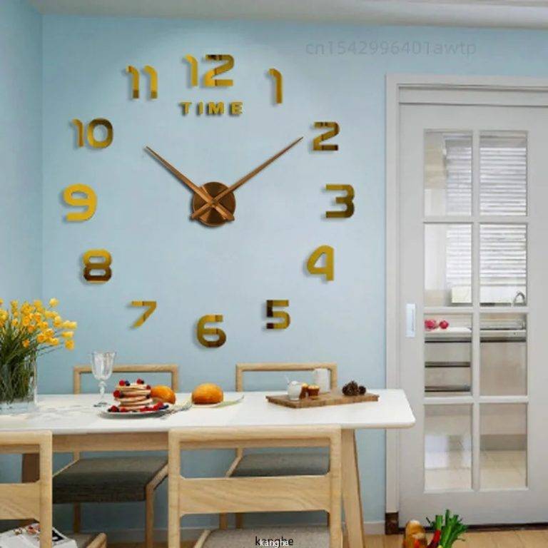 Acrylic 3D clock-Extra large outdoor acrylic wall clock - your e-shop