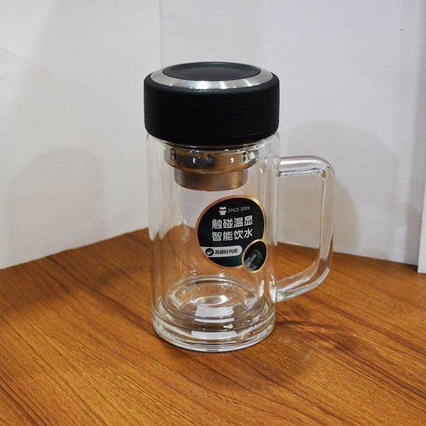 Green Tea Travel Mug infuser flask with display